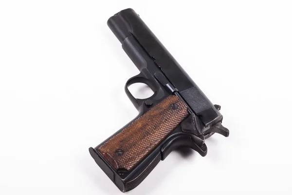 Чёрный пистолет — стоковое фото