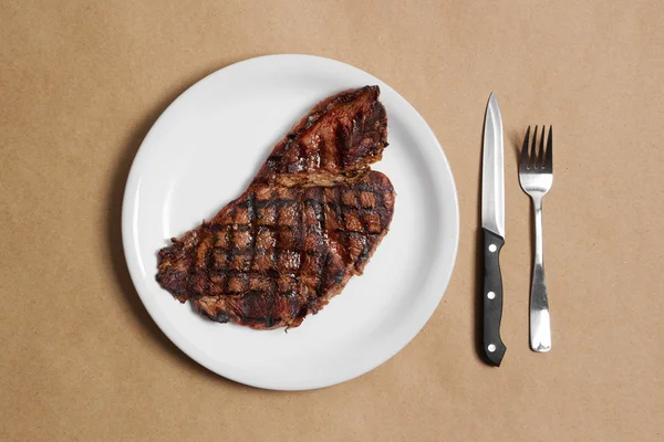 Eenvoudige biefstuk — Stockfoto
