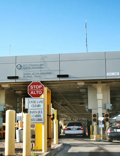 USA border inspection station — Stock Photo, Image