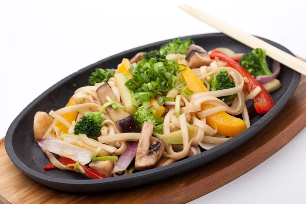Udon con verduras — Foto de Stock