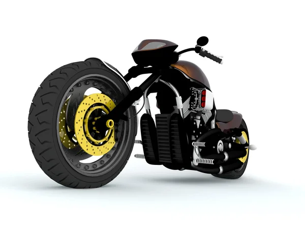 3D спортивний мотоцикл — стокове фото