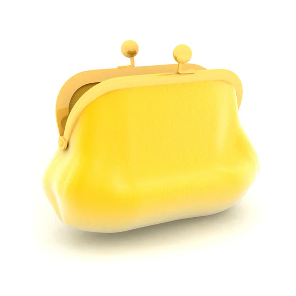 The purse on a white background — Stock Photo, Image