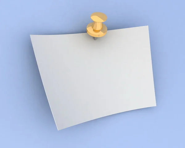 Kağıt üstünde belgili tanımlık düğme — Stok fotoğraf