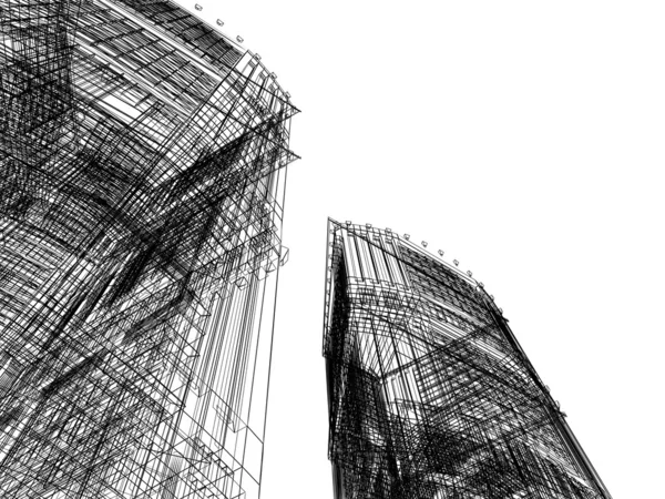Clădire abstractă — Fotografie, imagine de stoc