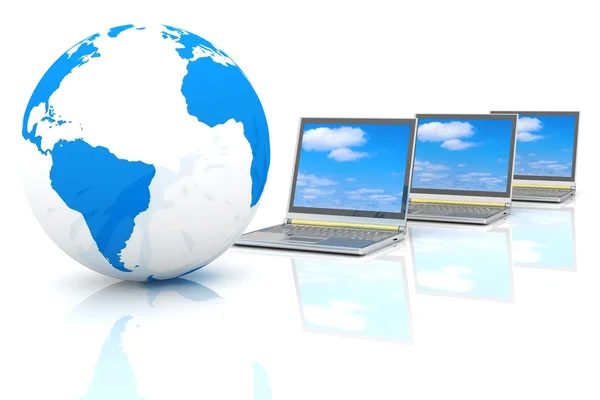 Internet Concept of global business — Stock Photo, Image