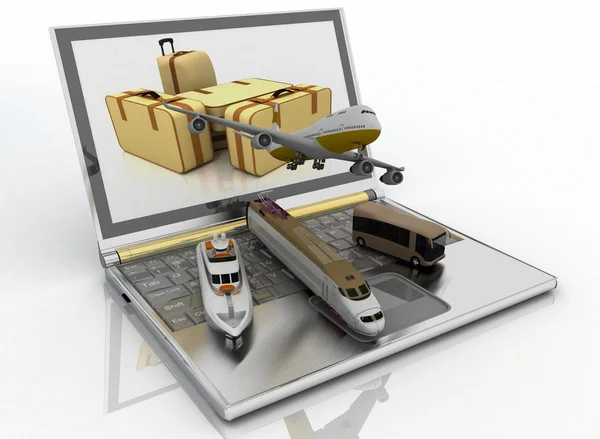Transportkonzept für Ausflüge — Stockfoto