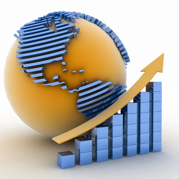 Global success concept — Stock Photo, Image