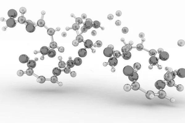3D render molekula háttér — Stock Fotó