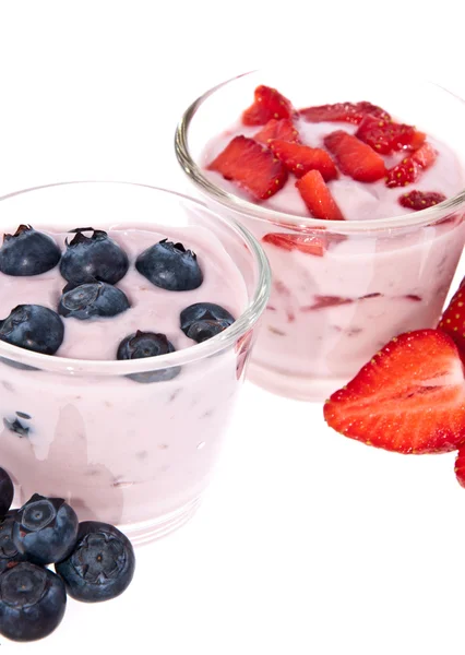Mixed Yoghurts — Stock Photo, Image