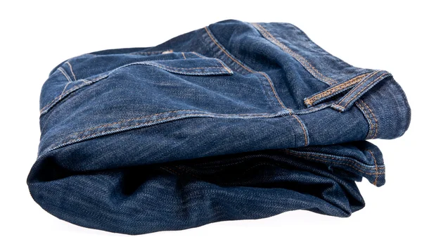 Jeans isolerad på vit — Stockfoto