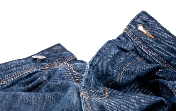 Jeans mit offenem Reißverschluss — Stockfoto