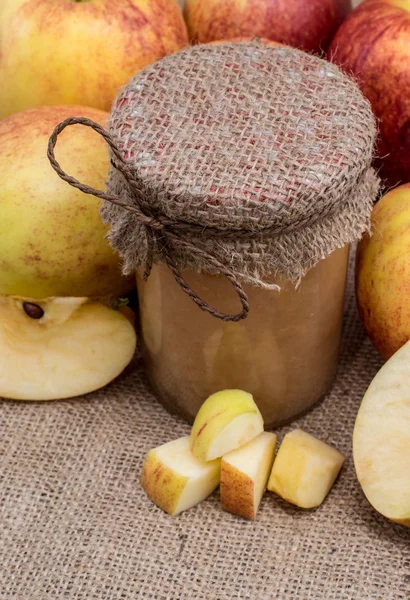 Apel segar yang dibuat — Stok Foto