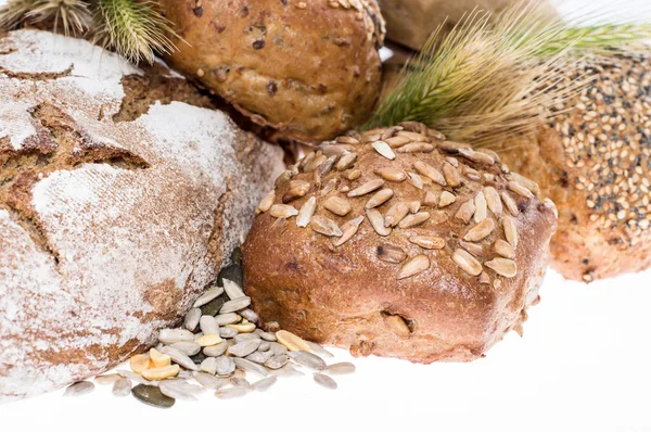 Heap of bread - Macro view — Stock Photo, Image