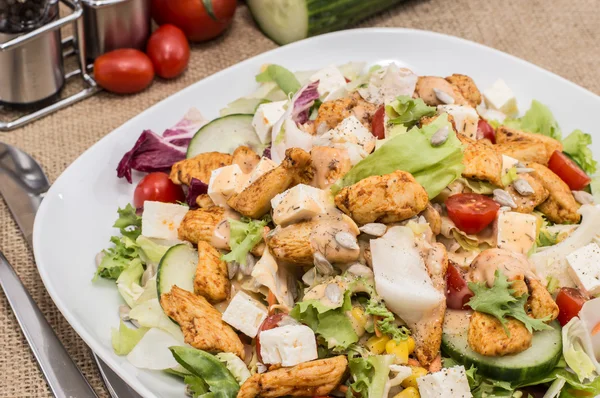 stock image Chicken Salad (Macro View)