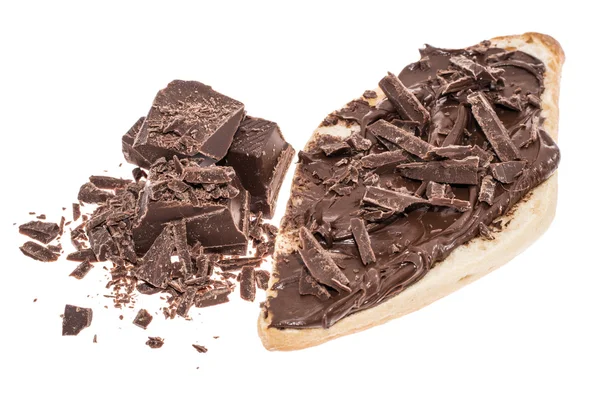 Elszigetelt fehér csokoládé Creme konty — Stock Fotó
