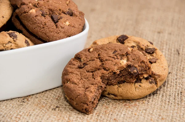Mixed Cookies in a bowl — Stock Photo, Image