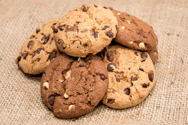 Heap de cookies mistos — Fotografia de Stock