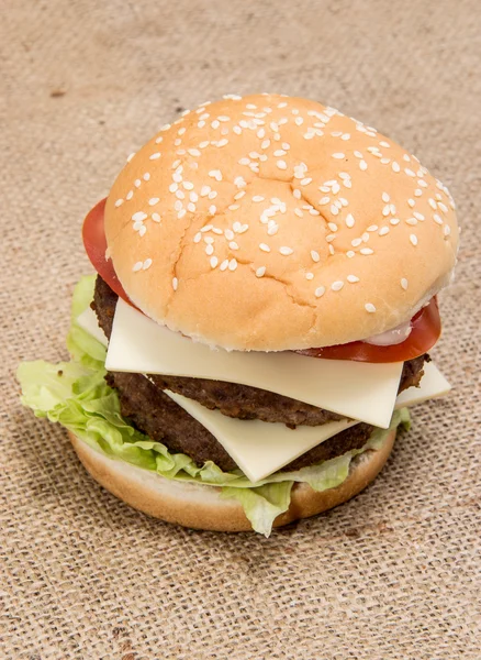 Double hamburger — Photo