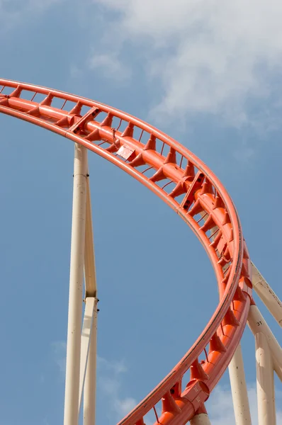 Rollercoaster rails — Stock Photo, Image