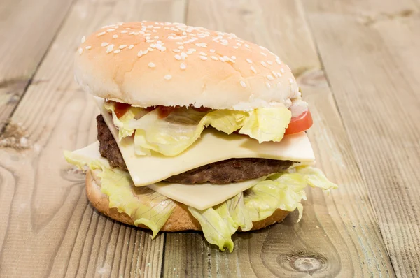 Double Cheeseburger — Stock Photo, Image