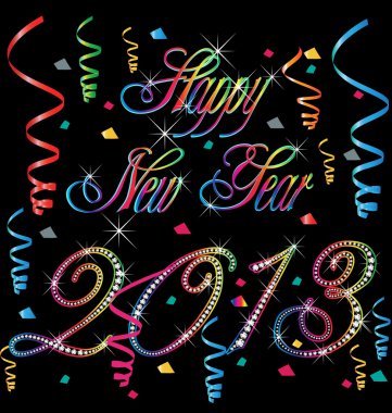 2013 Happy new year clipart