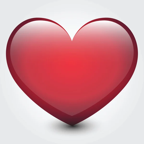 Векторная 3D-иллюстрация сердца Стоковая Иллюстрация