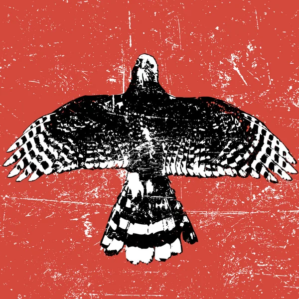 レトロなヴィンテージ鳥のベクトル図 ロイヤリティフリーのストックイラスト