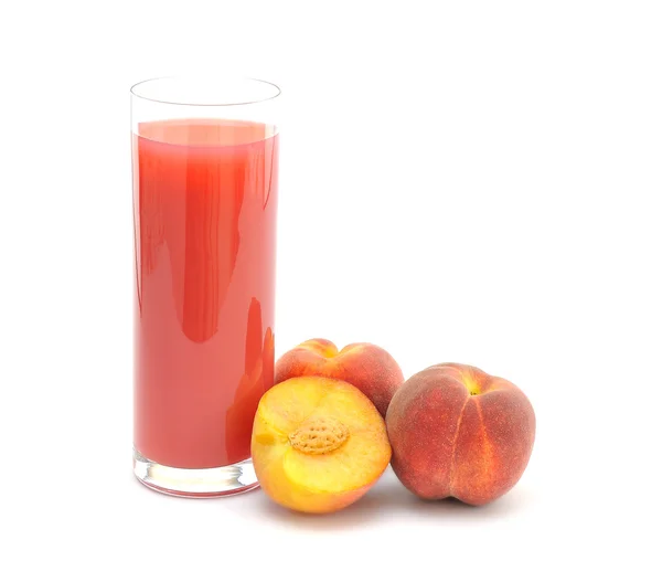Peach juice — Stock Photo, Image