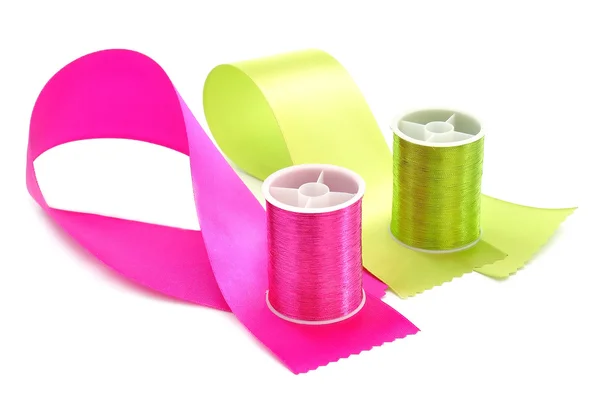 Thread and ribbon — Stock Photo, Image