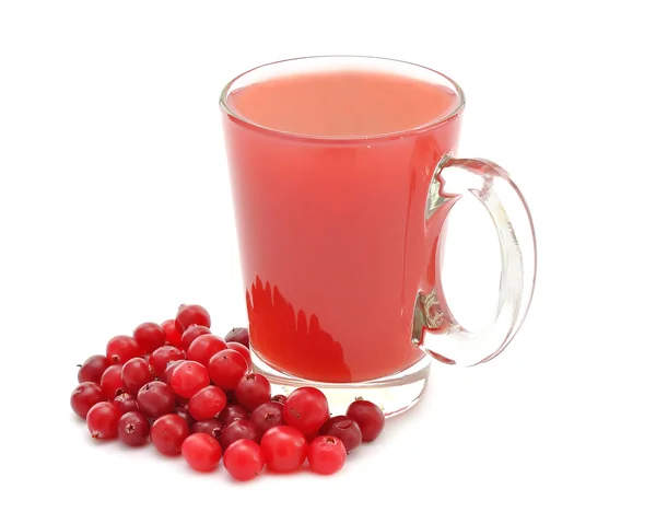 Sumo de cranberry — Fotografia de Stock