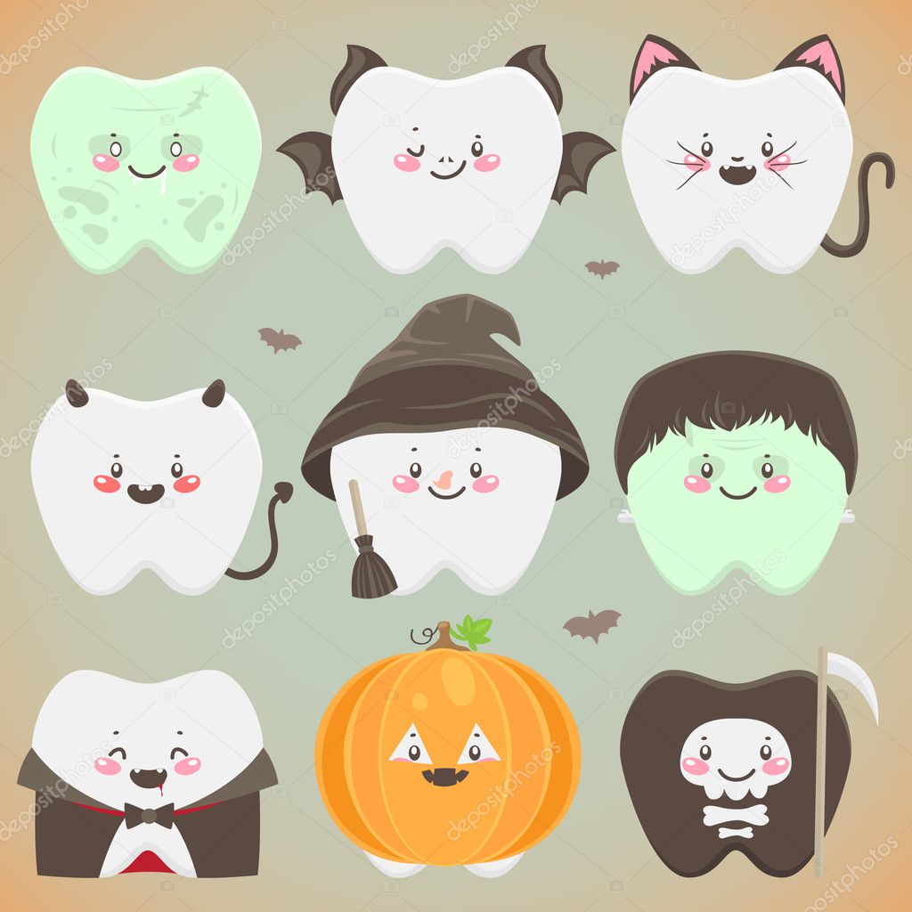 Halloween teeth