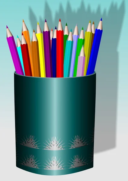 Posiadacz ołówek — Zdjęcie stockowe