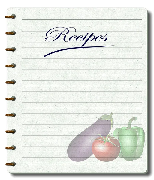 Libro de recetas —  Fotos de Stock