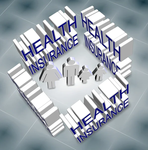 Family health insurance — Stock Photo, Image