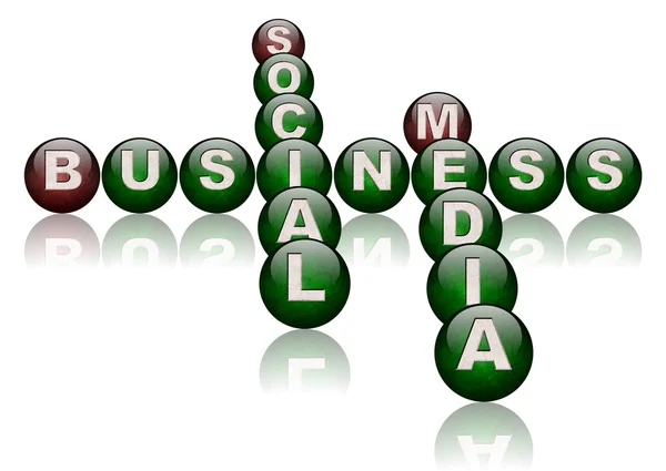 Social media business — Stock Photo, Image