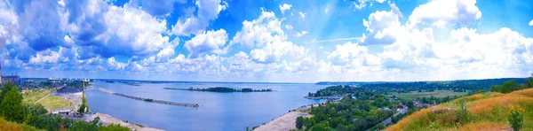 Panorama över lagunen — Stockfoto