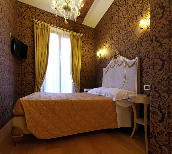 Rococo slaapkamer — Stockfoto