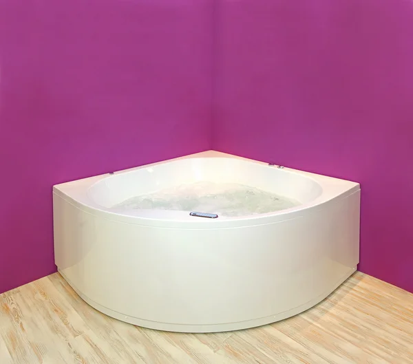 Corner bathtub — Stock Photo, Image
