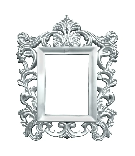 Silver vintage frame — Stok fotoğraf