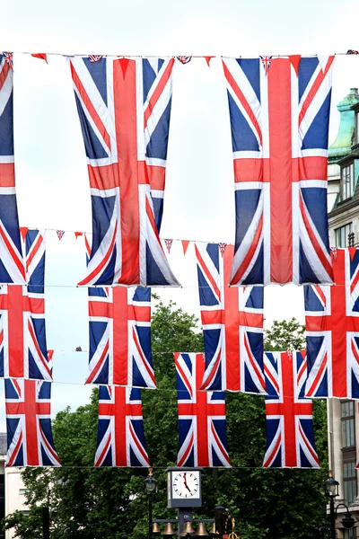 Britiske flagg – stockfoto
