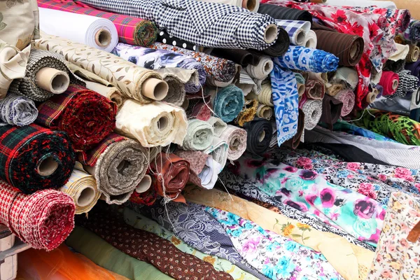 Textiel buizen — Stockfoto
