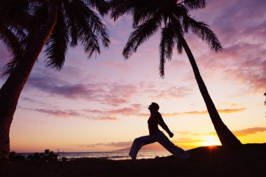 gün batımı yoga