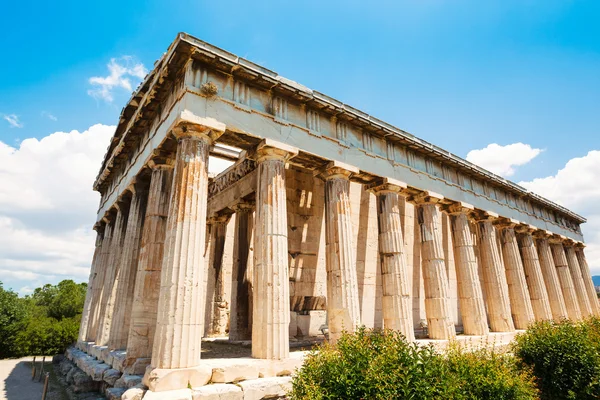 Ruiny starověkého řeckého chrámu Akropolis — Stock fotografie