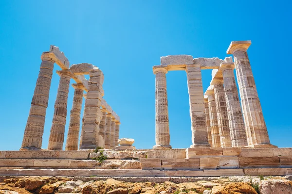 Храм Давньогрецькі руїни Акрополь — стокове фото