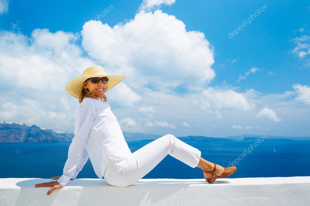 Tourist Relaxing on Vacation