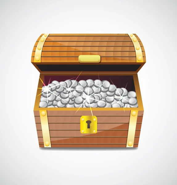 stock vector Treasure chest