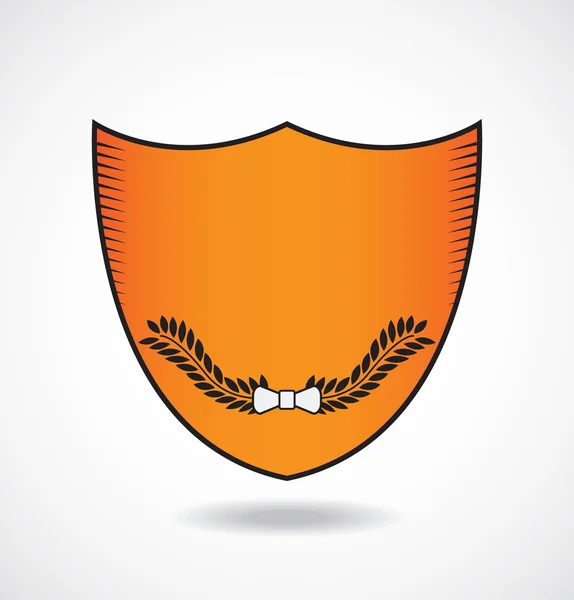 ロゴのテンプレート。盾の紋章 — ストックベクタ