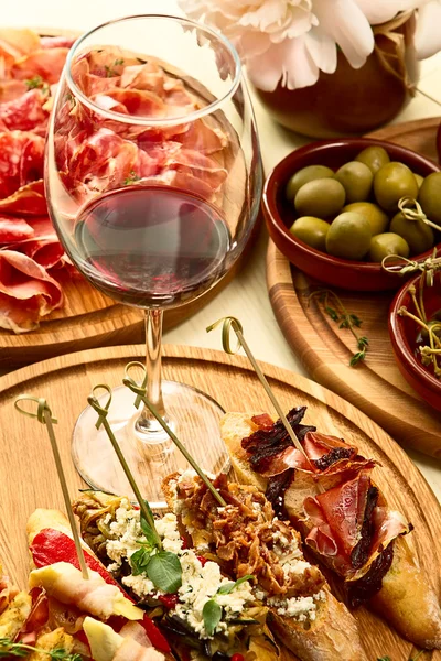 Spaanse diner bereid — Stockfoto