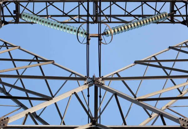 Electricity Pylon Close Up — Stock Photo, Image