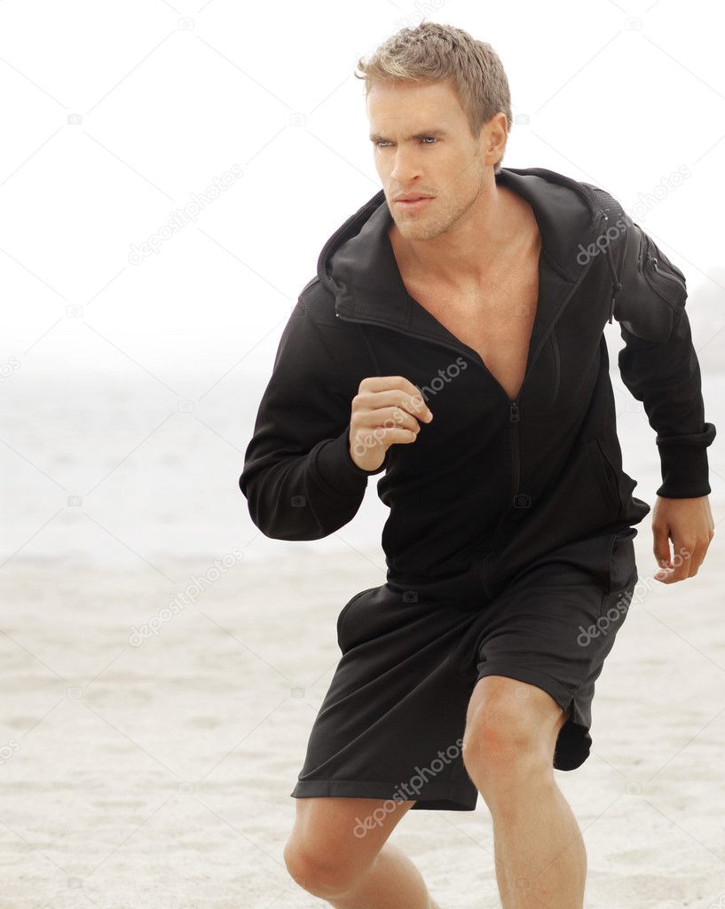 Man running — Stock Photo © curaphotography 11097773